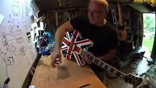 Epiphone Sheraton Limited Edition Union Jack set up