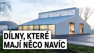 I garáž pro traktory může být architektonickým dílem