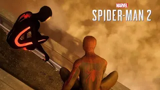 Sandman Fight With The Raimi And ATSV Suits - Marvel's Spider-Man 2 (4K 60fps)