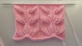 Beautiful Knitting Stitch pattern for cardigan And Sweater