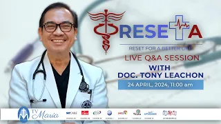 LIVE: RESETa with Dr. Tony Leachon