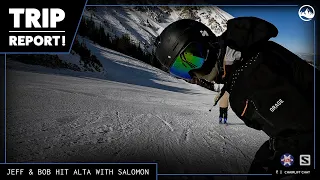 Testing 2023 Salomon Skis at Alta Ski Area with SkiEssentials.com