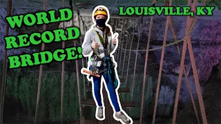 Zip lining...UNDERGROUND! | Mega Caverns Zip lining and Christmas Lights Show | Louisville, KY