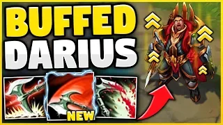 WTF? RIOT BUFFED DARIUS TOO MUCH!! (NEW Q = SUPER HEALING RAID BOSS) - League of Legends