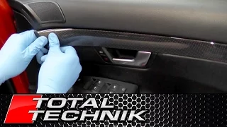 How to Remove Replace Door Card Panel Trim - Audi A4 S4 RS4 - B6 B7 - TOTAL TECHNIK
