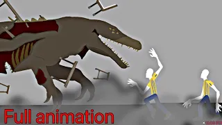 Sticknodes | scp 682 vs scp 3008 Full animation