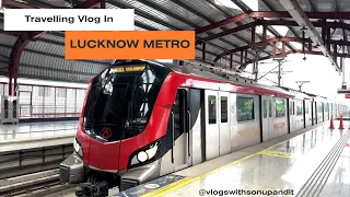Travelling in Lucknow Metro || metro|| #trending #vlog #support #share #subscribe #youtube