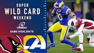 Cardinals vs. Rams Super Wild Card Weekend Highlights | NFL 2021