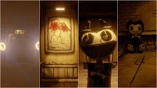 Bendy Secrets Of The Machine All Jumpscares and Scary Moments