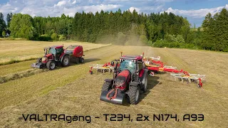 Senoseč 2023 - 4x VALTRA | Ekofarma Arnultovice