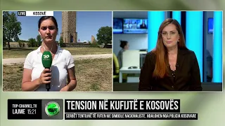 Top Channel/ Tension në kufijtë e Kosovës, serbët tentojnë të futen me simbole nacionaliste