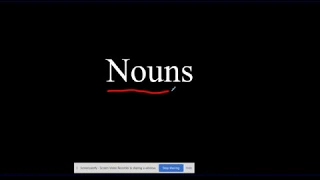 Parts of Speech: Nouns