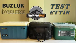 THERMOBAG vs STANLEY !.. Outdoor ve Kamp Buzluklarını Test Ettik... A101 BİM Buzlukları Nasıl