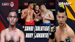 ONE PRIDE MMA RUDY AHONG GUNAWAN VS SANDY PRAMANA | FULL FIGHT DIBALIK LAYAR .