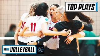 50 of Nebraska's Top Plays of the 2020-21 Season | Big Ten Volleyball