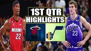 Miami Heat VS Utah Jazz 1ST QTR Highlights | March 2 | 2024 NBA Season