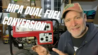 HIPA Generator Dual fuel carburetor LPG CNG conversion