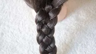 Коса из 4 прядей / 4 Strand Braid