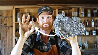 Turning 100 Pounds of Silver Ore Into A Ring!