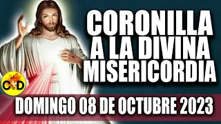 CORONILLA A LA DIVINA MISERICORDIA DE HOY DOMINGO 8 de OCTUBRE 2023 ORACIÓN dela Misericordia REZO