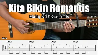 Kita Bikin Romantis - Maliq & D'Essentials - Fingerstyle Guitar Tutorial + TAB & Lyrics
