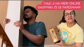 Tyagi ji hai meri ONLINE SHOPPING 🛍️ se pareshaan || FIRNI ki easy recipe || ROHINIDILAIK