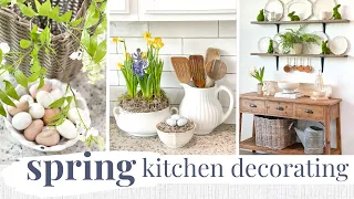 SPRING DECORATE WITH ME 2023 | Kitchen Decorating Ideas for Spring | Jessica Giffin