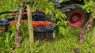 Stocker draadmaaier bij Van der Linden Fruitteelt Machines