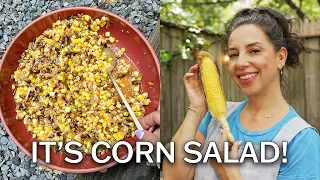 Summery Grilled Corn Salad (feat. A Very Umami Dressing)