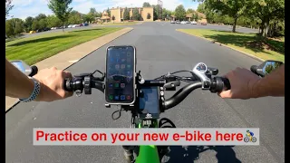 Where to ride your new E-bike safely