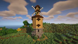 Minecraft| How to Build a Windmill| Minecraft tutorial