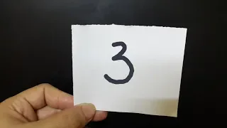 Awesome Magic Trick With Number 3 That Will Blow Your Mind