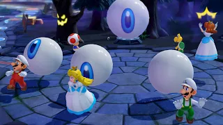 Horror Land | Mario Party Superstars - Peach Vs Daisy Vs Mario Vs Luigi (Mario Party)