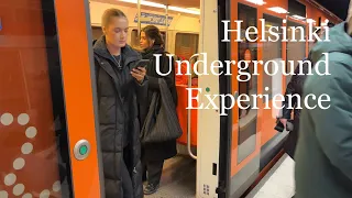 Experience the Helsinki Underground: Riding the Metro from Uni of Helsinki at Kluuvi to Keilaniemi