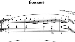 Ecossaise by Johann Nepomuk Hummel