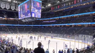 Lightning Warmups vs Predators September 30 (Preseason)