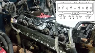 Head Bolt Torque Sequence - Chevy 5.7 Head Gaskets Part 5