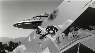 4k 60fps UFO Attack : Sky Chaos   I   AI Animation