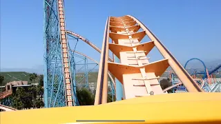 Goliath Front Seat POV 2023 FULL HD Six Flags Magic Mountain