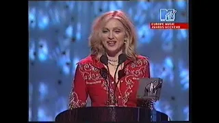 Madonna winning Best Female 2000