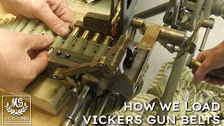 How We Load Vickers MG Belts  #VickersMG