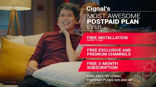 Switch to Cignal’s most AWESOME Postpaid Plan!