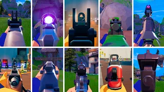 ALL Fortnite GUNS in FIRST PERSON!