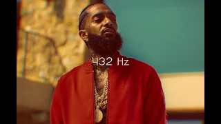 Nipsey Hussle - One Take Freestyle | 432 Hz (HQ)