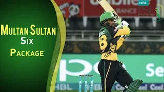 Multan Sultan Vs Peshawar Zalmi | All Sixes By Multan Sultan | PSL 2018