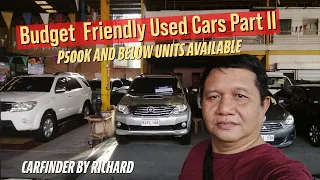 Quality Used Cars For Sale - Family Van's, SUV, Sedans | CarFinder Philippines