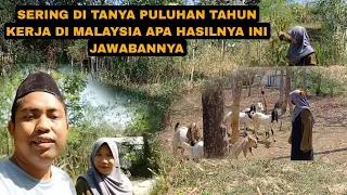 HASIL KERJA DARI MALAYSIA INI YANG SAYA DAPAT DI KAMPUNG