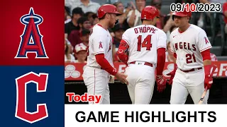 Los Angeles Angels vs Cleveland Guardians GAME HIGHLIGHTS [TODAY] September 10, 2023