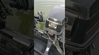 Evinrude 40hp and Johnson sounds in the water