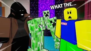 WEIRD STRICT DAD VS CREEPER! Roblox Animation